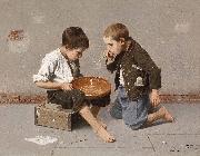 Julio Romero de Torres Seifenblasende Kinder France oil painting artist